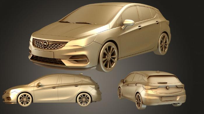 نموذج ثلاثي الأبعاد لآلة CNC السيارات والنقل أوبل أسترا 2020